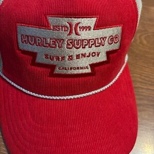 Hurley Red and Silver Party Hats